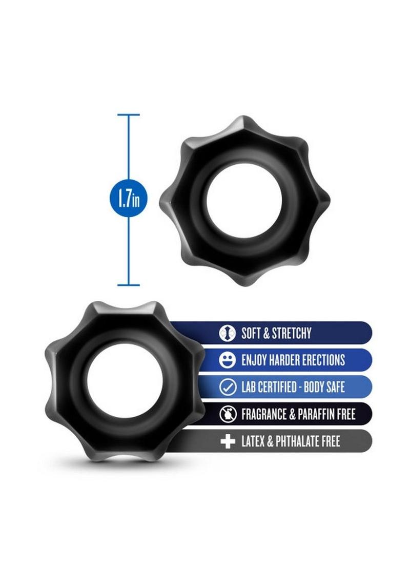 Stay Hard | Nutz Cock Rings | Black