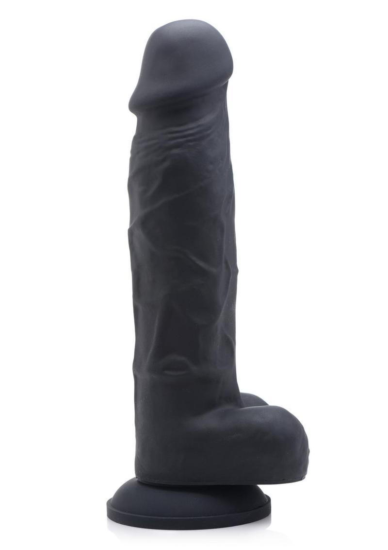 Strap U Power Pecker Silicone 7in Dildo with Balls