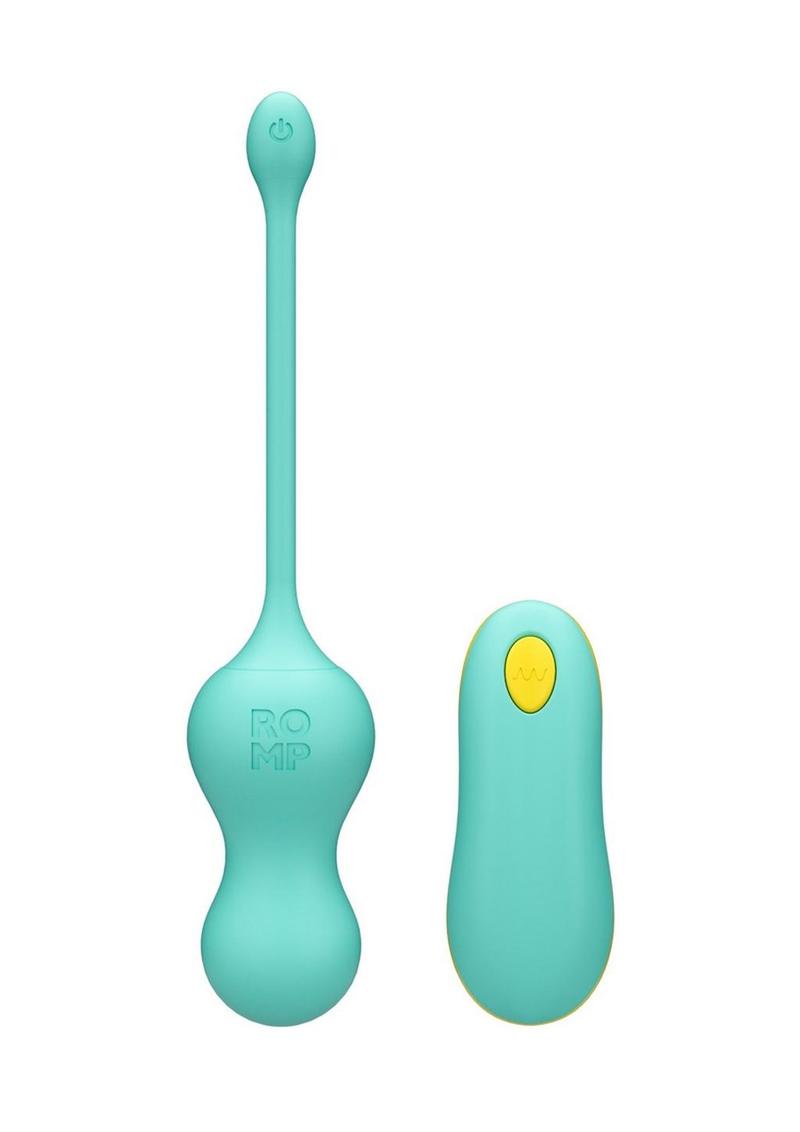 silicone vibrating eggs Bang! 10X Vibrating Silicone Egg w/Remote Blue main image 1