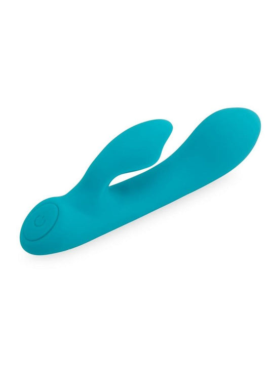Nu Sensuelle Jolie Nubii Rechargeable Silicone Mini Heating Rabbit - Blue