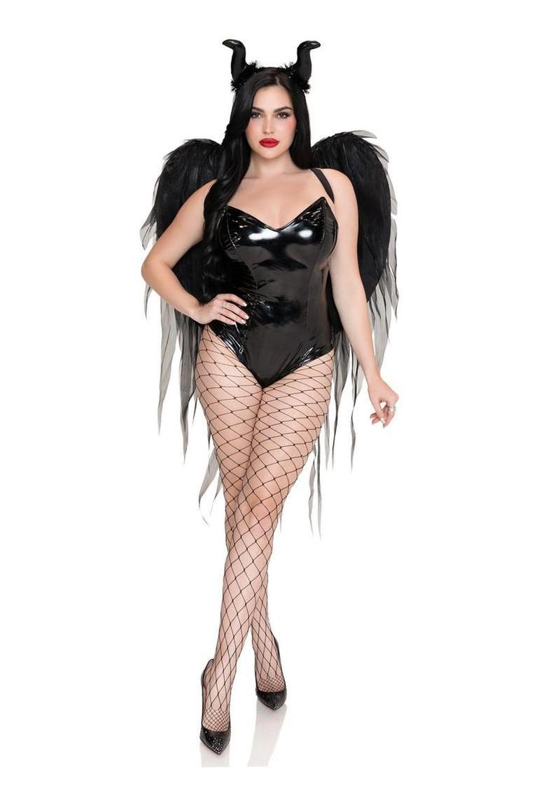 Leg Avenue | Dark Enchantress Wings and Horn Headband