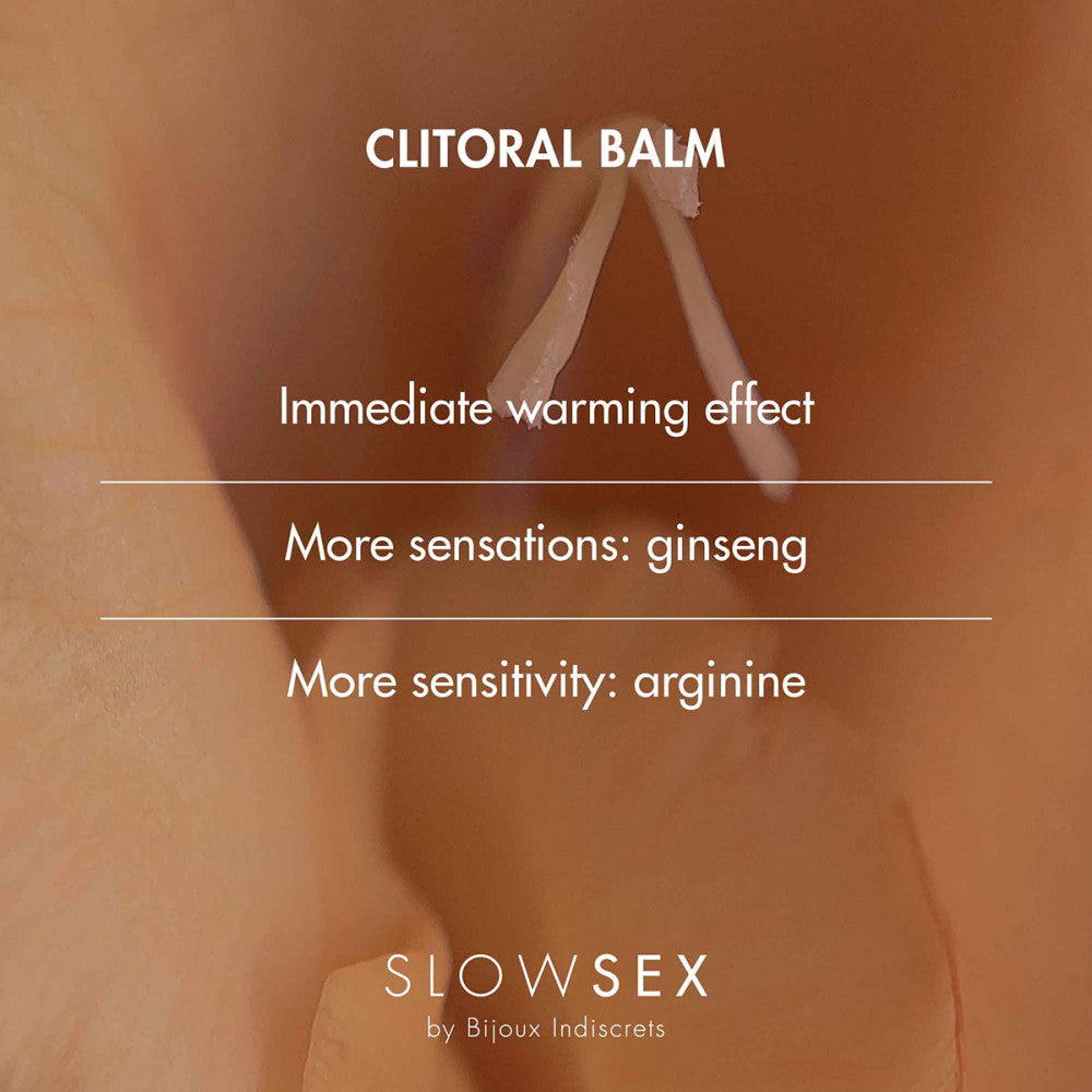 Slow Sex by Bijoux Indiscrets | Clitoral Balm | Warming Arousal Gel