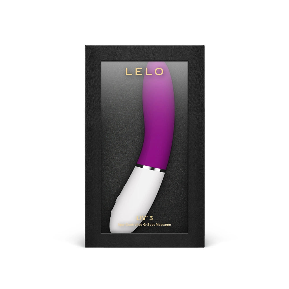 LELO Liv 3 Rechargeable Silicone Vibrator - Deep Rose Magenta