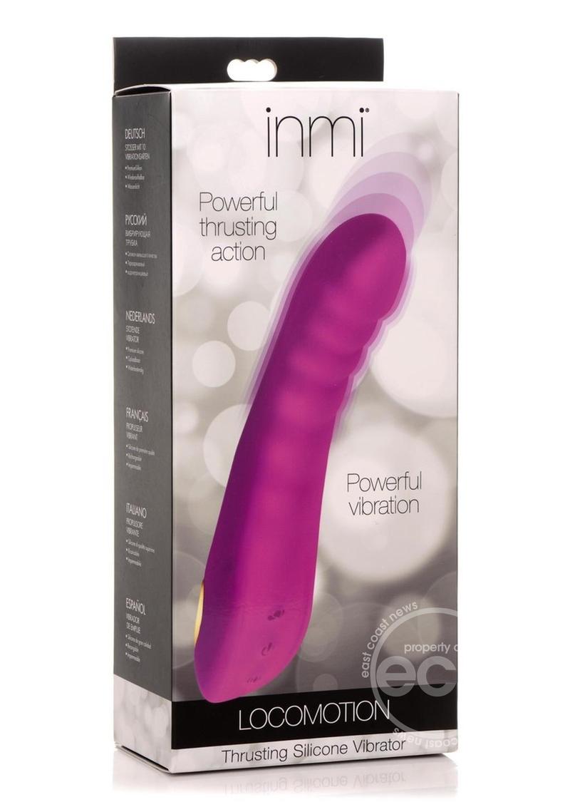 Inmi Locomotion Thrusting Silicone Vibrator - Pink