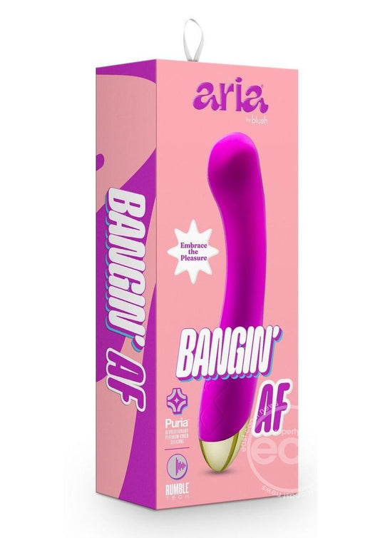 Aria Bangin' AF Rechargeable Silicone Vibrator