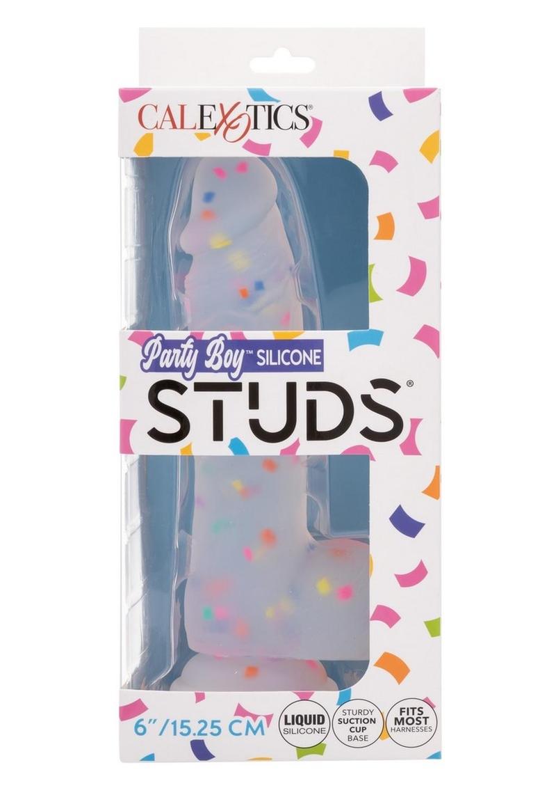 CalExotics | 6" Dildo - Party Boy | Silicone Studs
