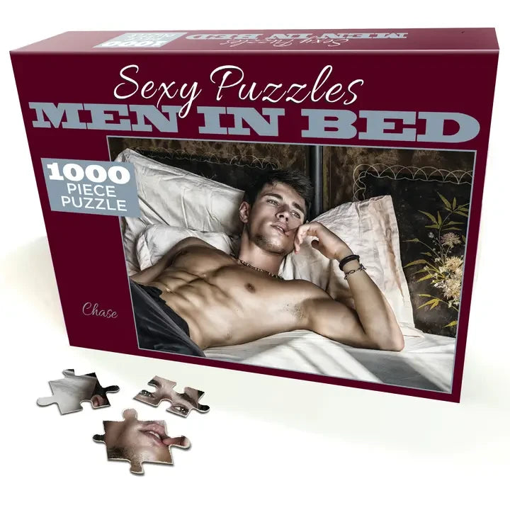 Sexy Puzzles | Men in Bed - Chase | 1000 Piece Puzzle