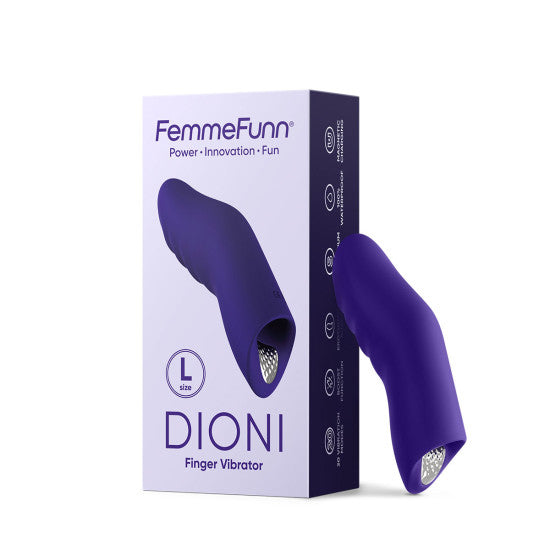 Femme Funn Dioni Ergonomic Finger Vibrator - Purple