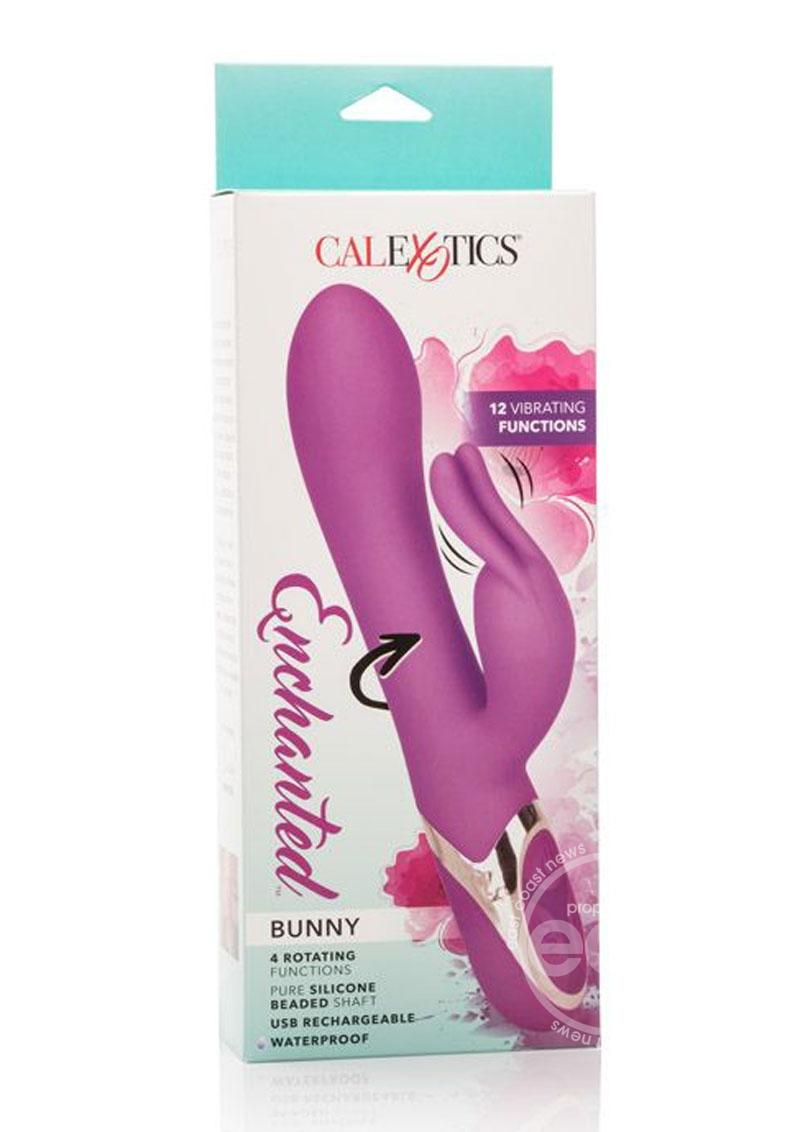 Enchanted Bunny Silicone USB Rechargeable Rabbit - Purple