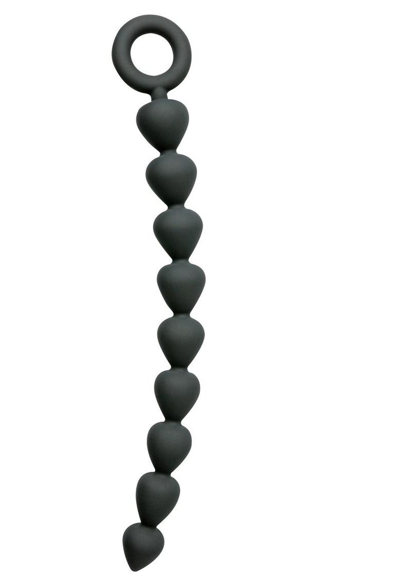Sex & Mischief Silicone Anal Beads - Black