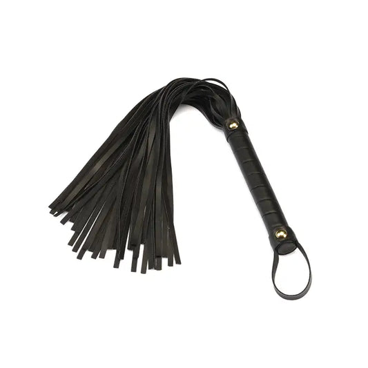 Liebe Seele | Vegan Leather Flogger | Black & Rose Gold