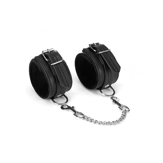 Black Bond Wrist Cuffs with Soft Lining