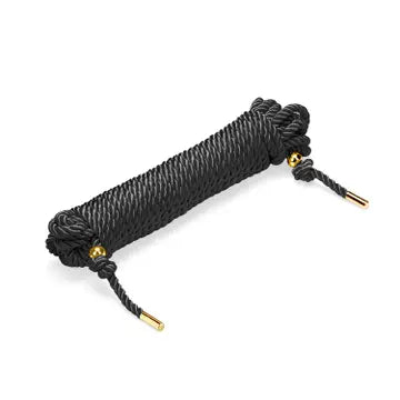Black Shibari Bondage Rope Silky Cotton Rope 10m (32.8')