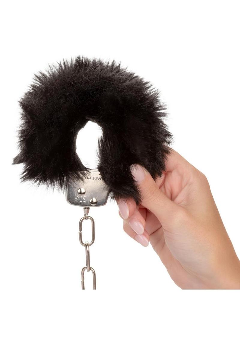 Ultra Fluffy Furry Cuffs - Black