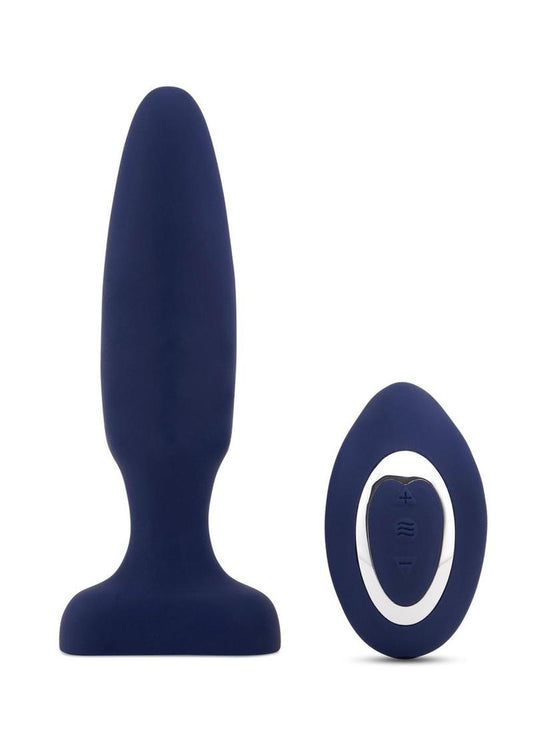 Nu Sensuelle Fino Roller Motion Rechargeable Silicone Anal Plug with Remote Control