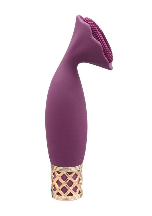 Pillow Talk Passion Rechargeable Silicone Massager - Wine/Rose Gold