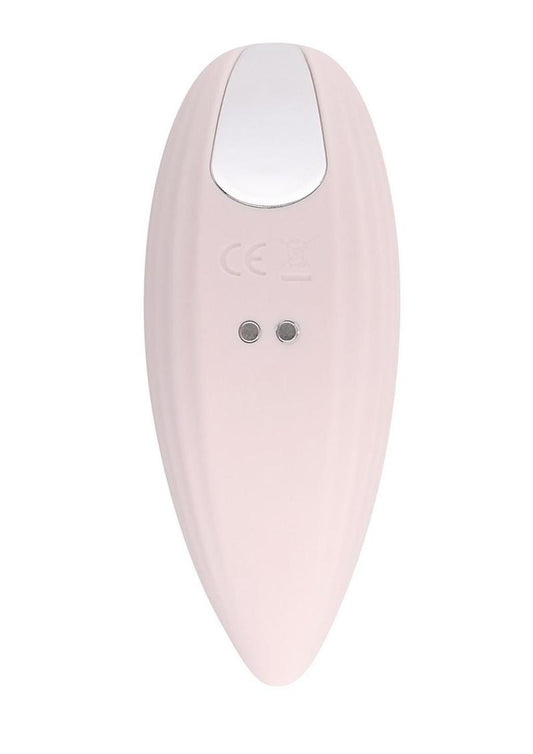 Playboy Palm Rechargeable Silicone Vibrator - White