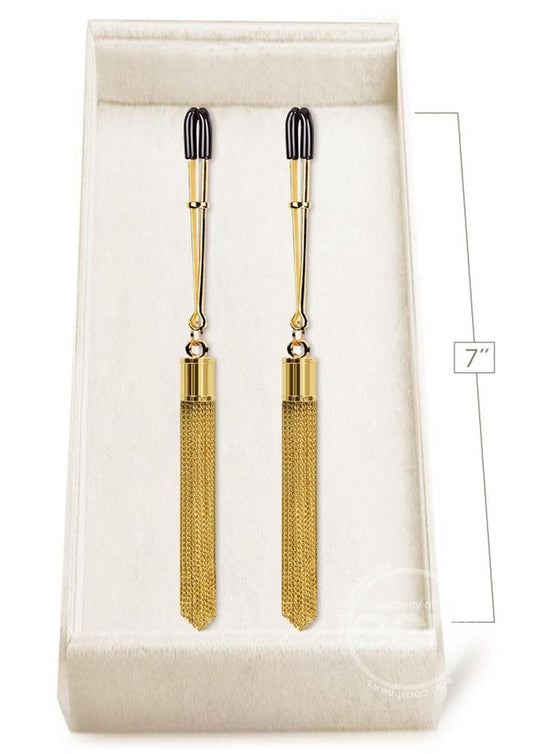 Couture Clip's Shimmer & Chic Nipple Clamps - Gold