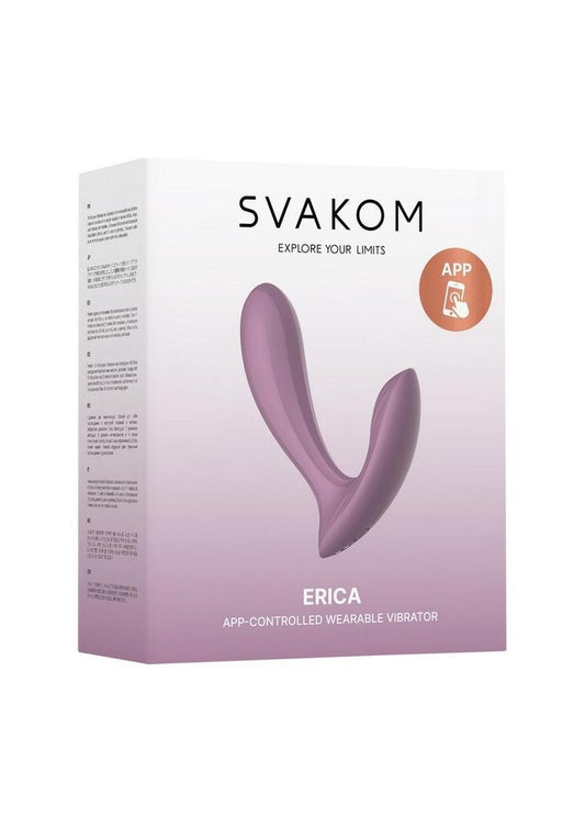 Svakom Erica Rechargeable Silicone App Compatible Dual Vibrator