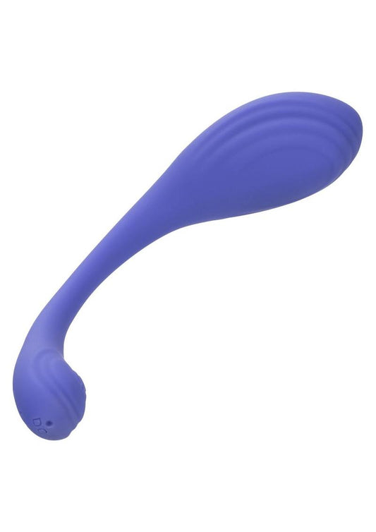 CalExotics Connect Kegel Exerciser Rechargeable Silicone App Compatible Stimulator with Remote Control - Purple