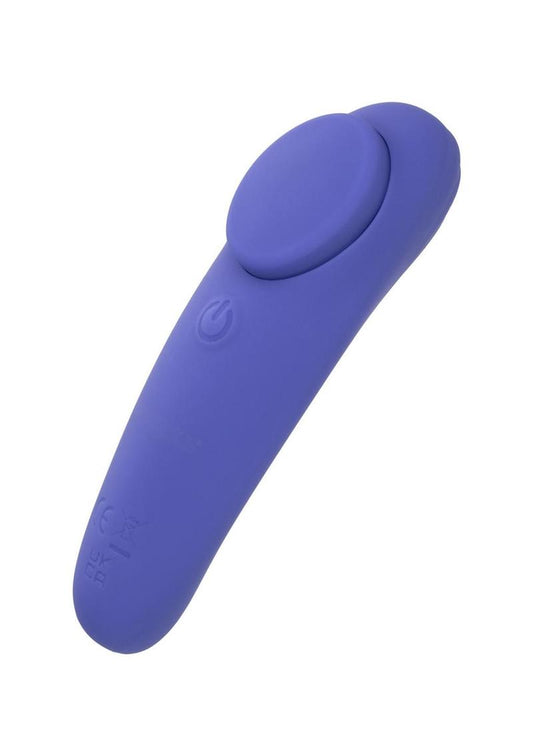 CalExotics Connect Panty Teaser Rechargeable Silicone App Compatible Panty Vibrator with Remote Control - Purple