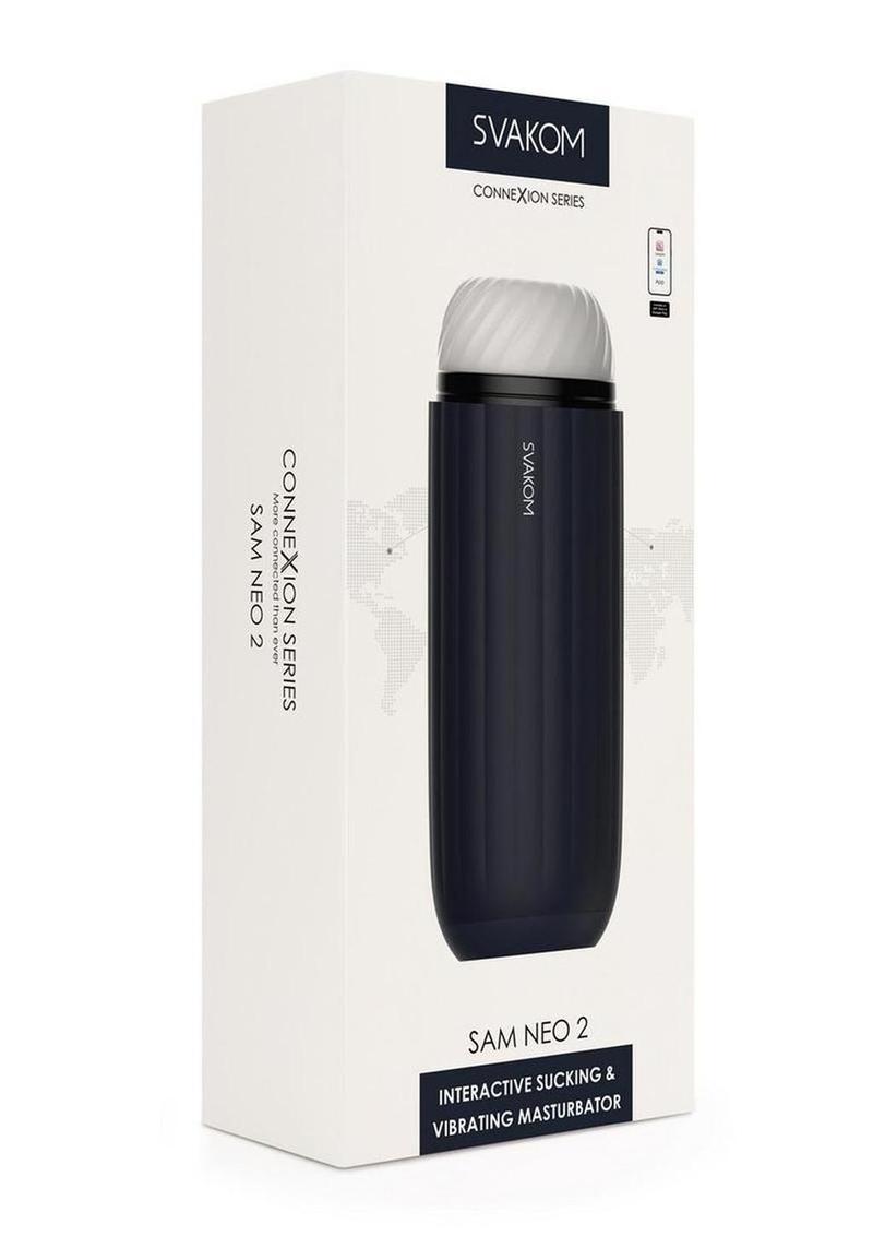Svakom Sam Neo 2 Silicone App Control Rechargeable Masturbator
