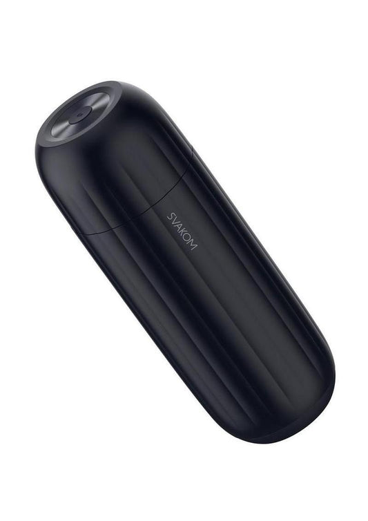 Svakom Sam Neo 2 Pro Silicone App Control Rechargeable Heating Masturbator - Navy Blue