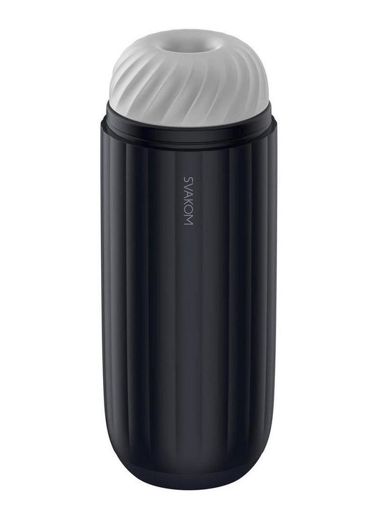 Svakom Sam Neo 2 Pro Silicone App Control Rechargeable Heating Masturbator - Navy Blue