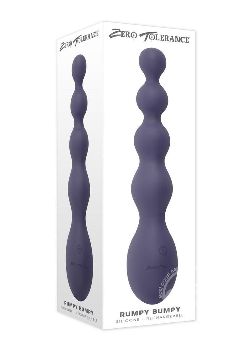 Zero Tolerance Rumpy Bumpy Rechargeable Silicone Anal Beads - Purple Lady Konfidential Zero Tolerance Rumpy Bumpy Rechargeable Silicone Anal Beads - Purple Lady Konfidential
