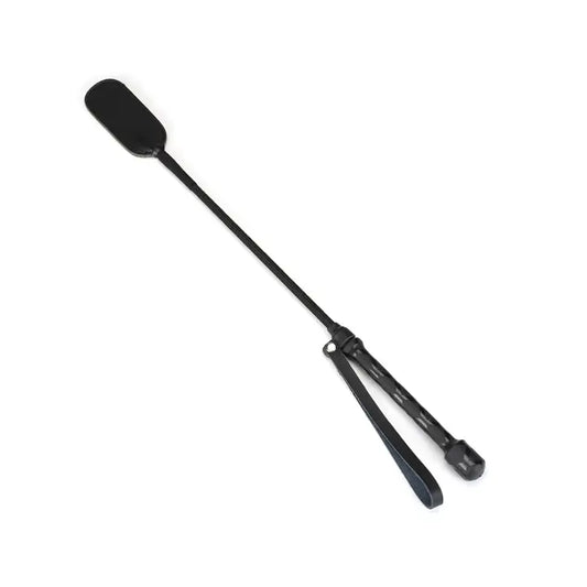 Black Bond Wide Tip Riding Crop
