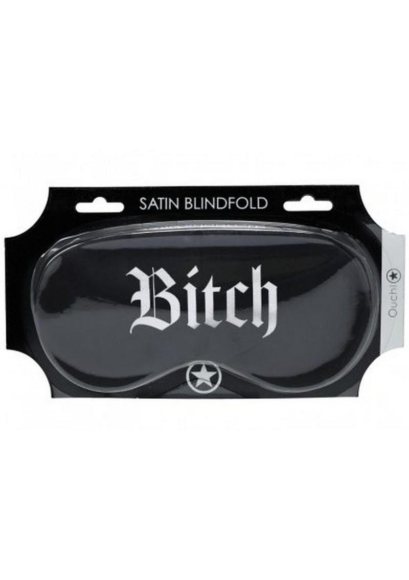 Ouch! | "Bitch" Satin Blindfold
