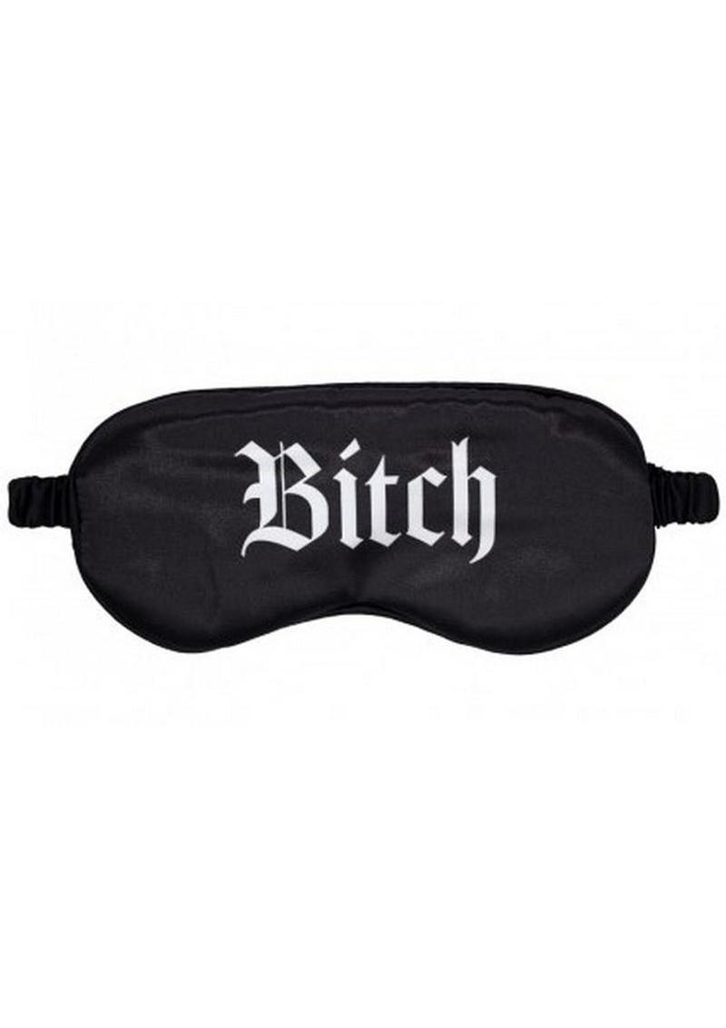 Ouch! | "Bitch" Satin Blindfold