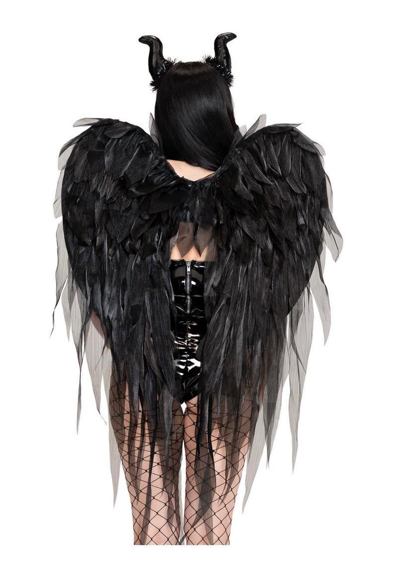 Leg Avenue | Dark Enchantress Wings and Horn Headband