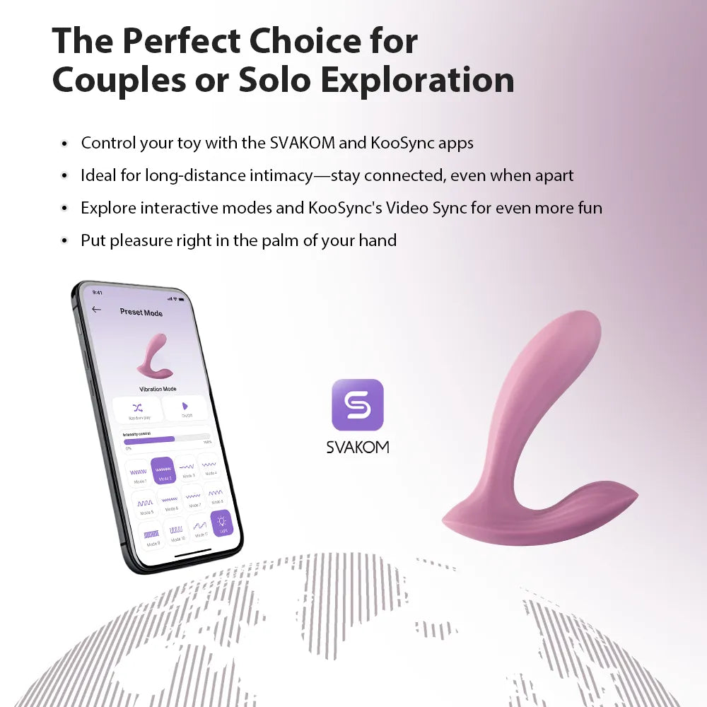Svakom | Erica | Wearable C-Shaped Dual Vibrator
