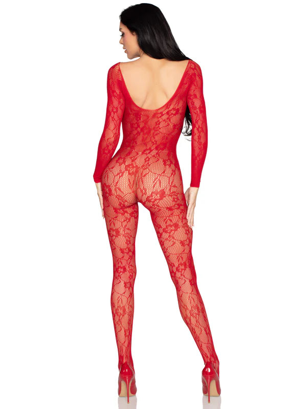 Leg Avenue | Off-the-Shoulder Bodystocking | Net & Lace Lingerie