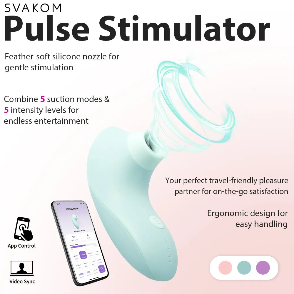 Svakom | Pulse Lite Neo | Interactive Pulse Clitoral Stimulator