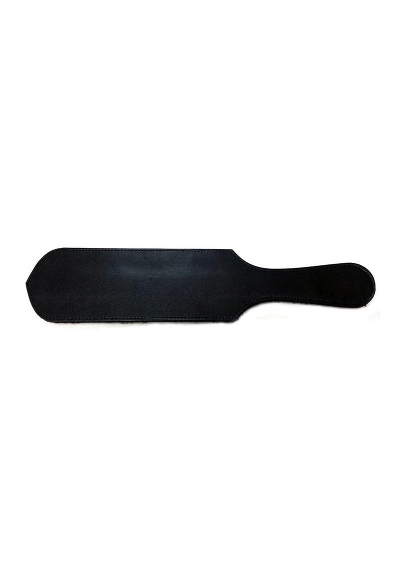 Rouge | Leather Paddle with Faux Fur | Sensory & Impact Play