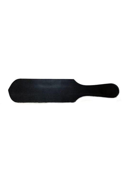 Leather Paddle with Faux Fur