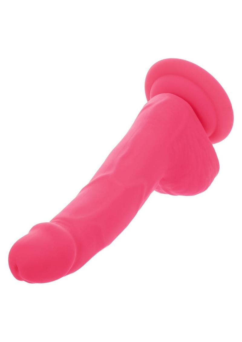 CalExotics | 6" Dildo - Neon Pink | Silicone Studs