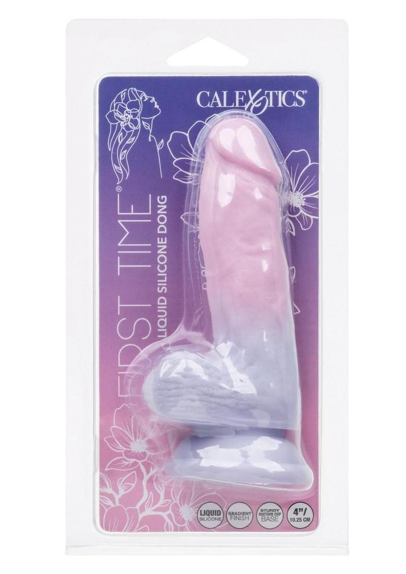 CalExotics | 5.75" Dildo | First Time Liquid Silicone Dong with Suction Cup
