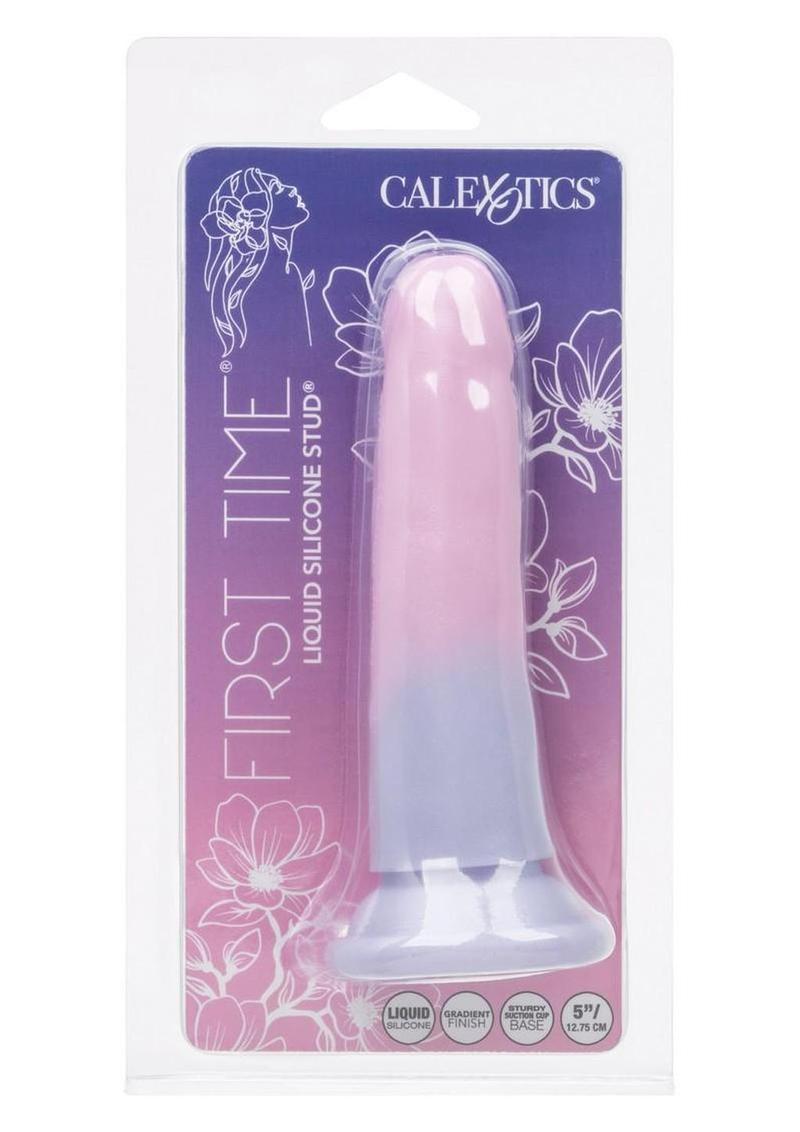 CalExotics | 5.75" Stud | First Time Liquid Silicone Dildo with Suction Cup