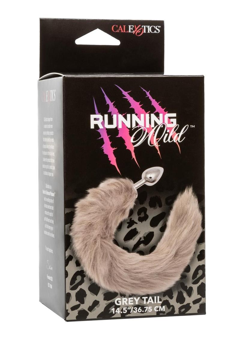 Running Wild | Faux Fur Tail and Metallic Anal Plug