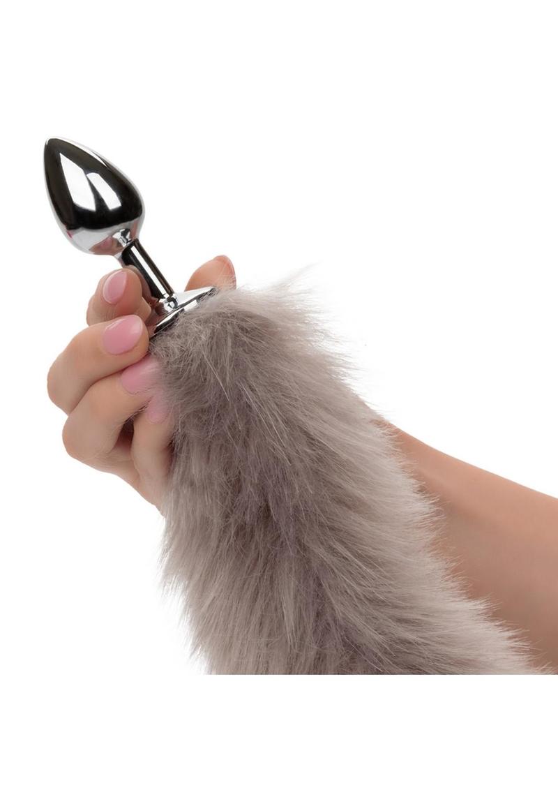 Running Wild | Faux Fur Tail and Metallic Anal Plug