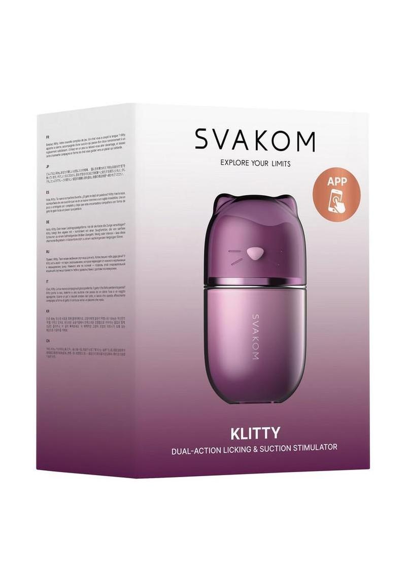 Svakom | Klitty | Oral Sex Simulator - Licking & Sucking Dual Action Toy
