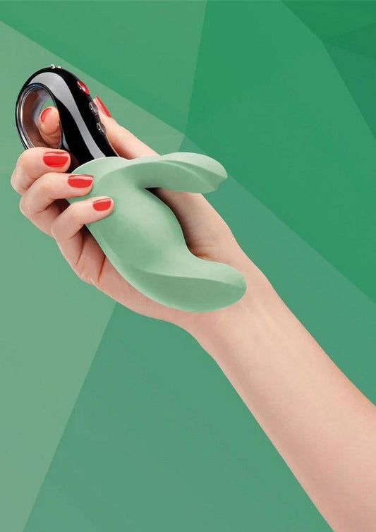 Miss Bi Silicone Rabbit Vibrator Jewels Limited Edition - Jade Green