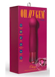 Oh My Gem Classy Rechargeable Silicone Vibrator - Classy