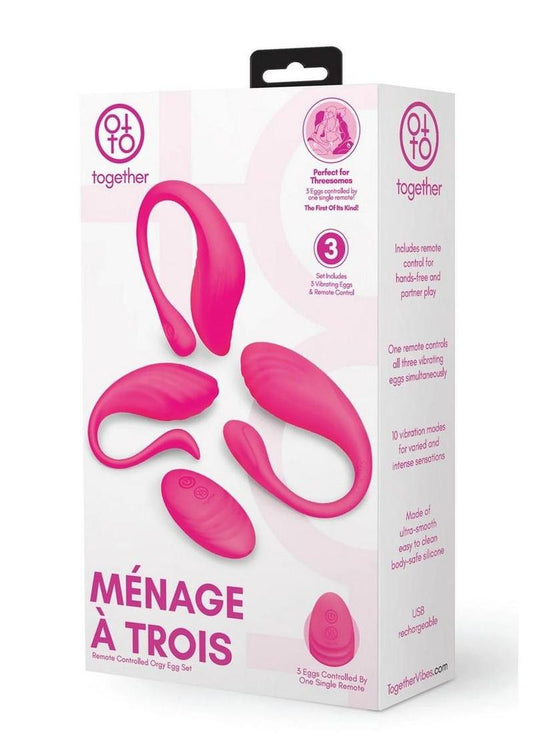 Together Toys | Ménage à Trois | Remote Controlled Trio Egg Set