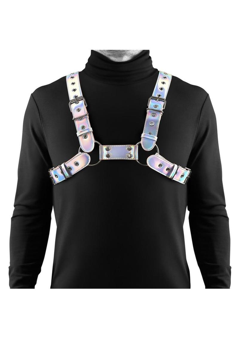 Cosmo | Holographic "Rogue" Chest Harness
