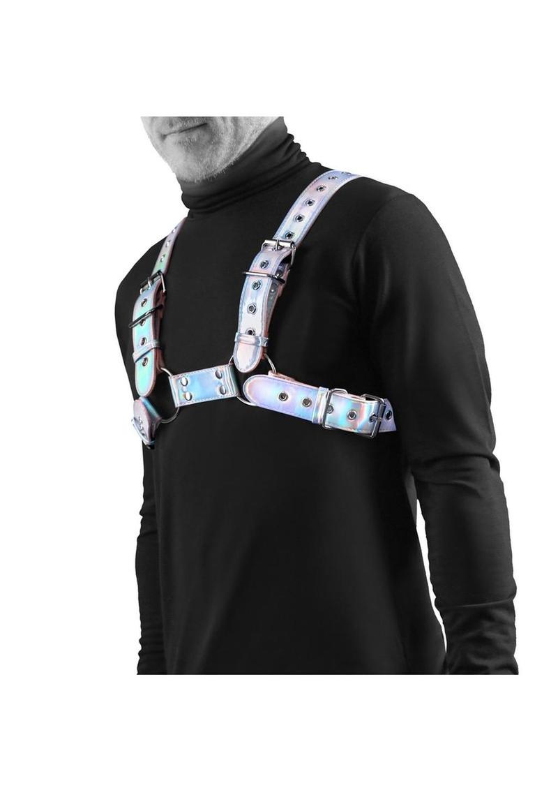 Cosmo | Holographic "Rogue" Chest Harness