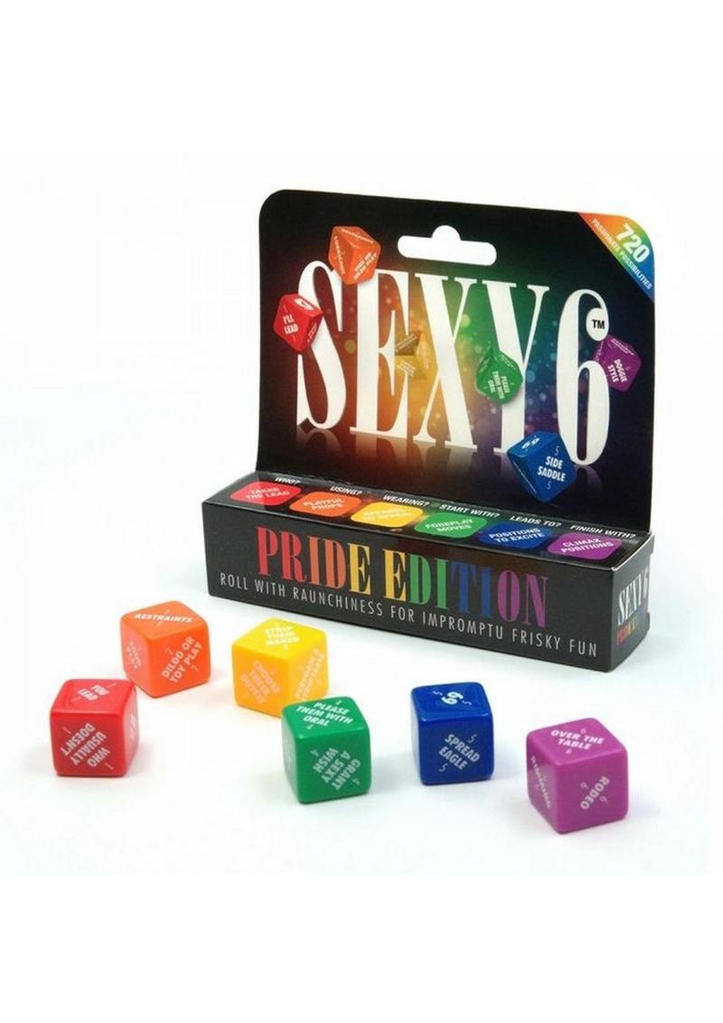 Sexy 6 | Couples Dice Game | Pride Edition